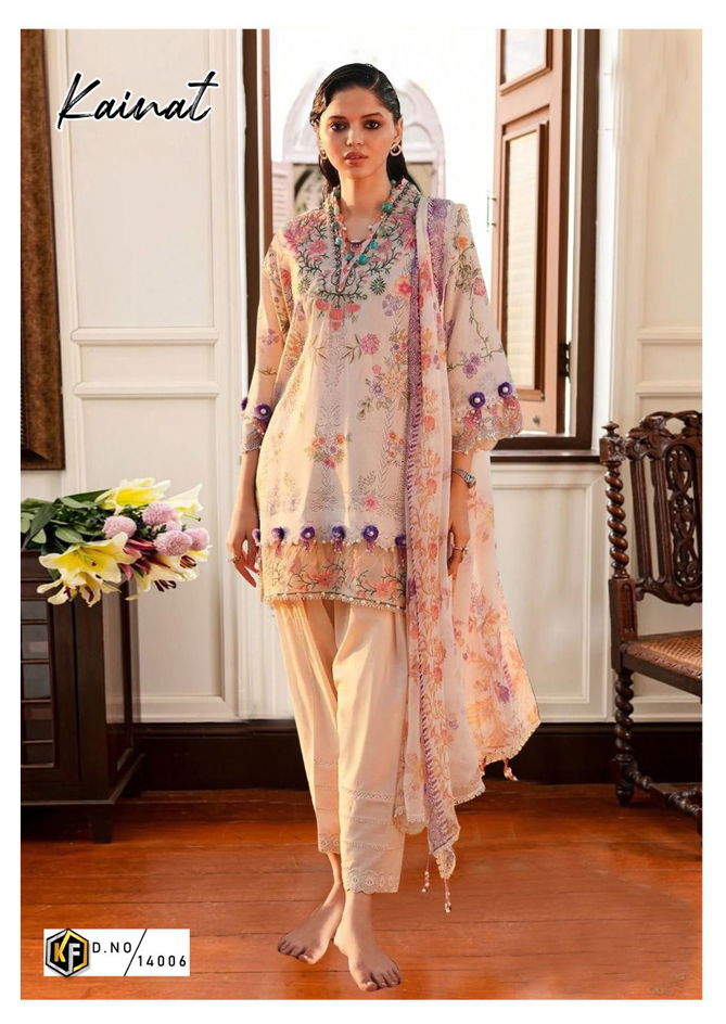 Kainat Vol 14 By Keval Fab Lawn Cotton Pakistani Dress Material Wholesale Online